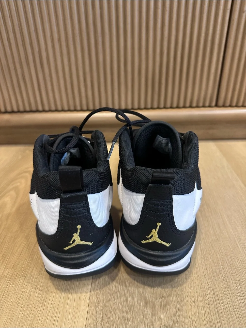 Nike Air Jordan Stay Loyal 3 Black White Gold size 9.5